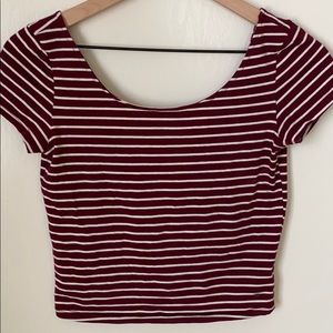 Stripped crop top